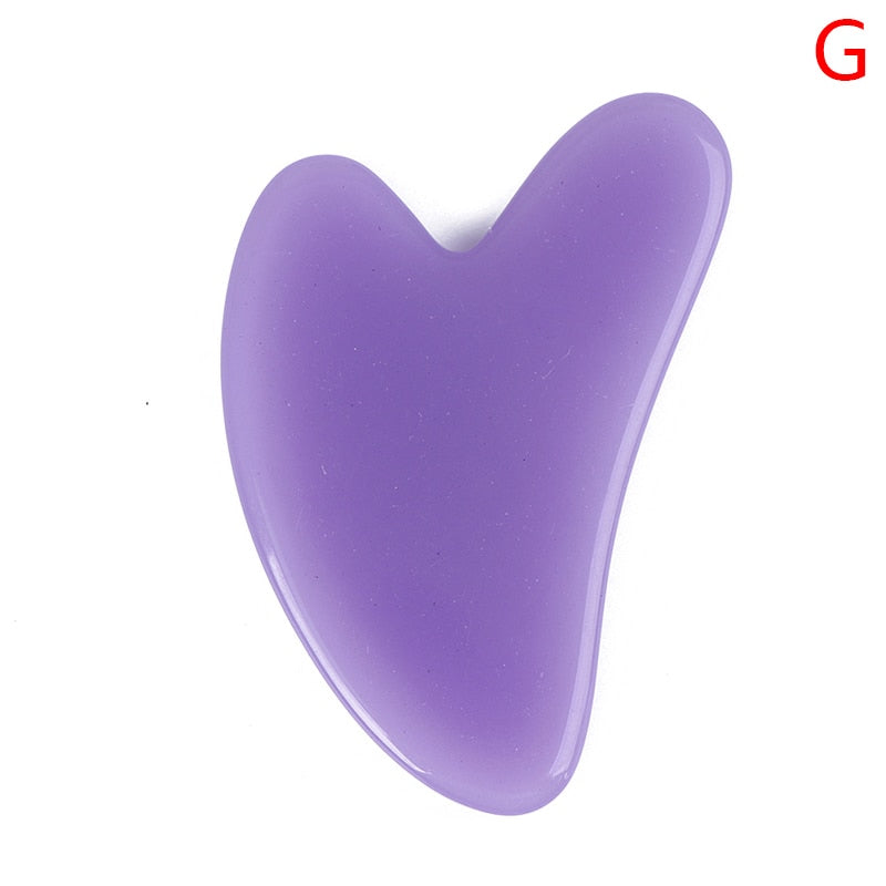 Gua Sha Board Facial Scraping Scrapping Plate Face Body Massage Tool New SPA Massage Beeswax Guasha Scraping For Neck Back